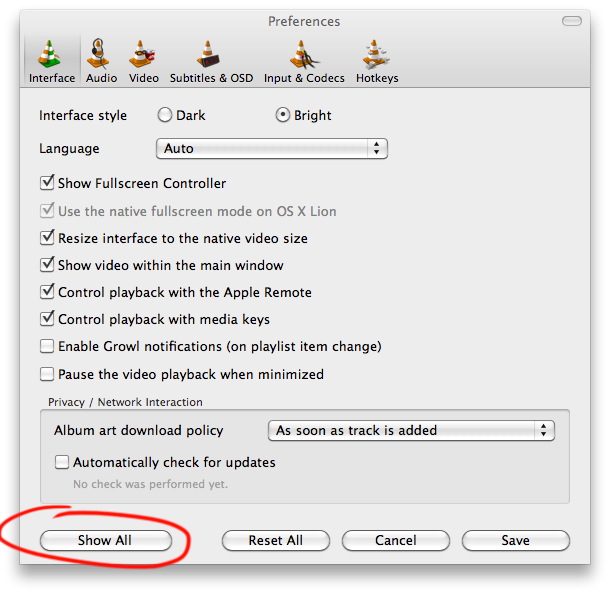 vlc player setup for mac